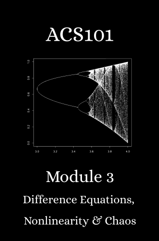 Module 3: Difference Equations, Nonlinear Dynamics and Chaos